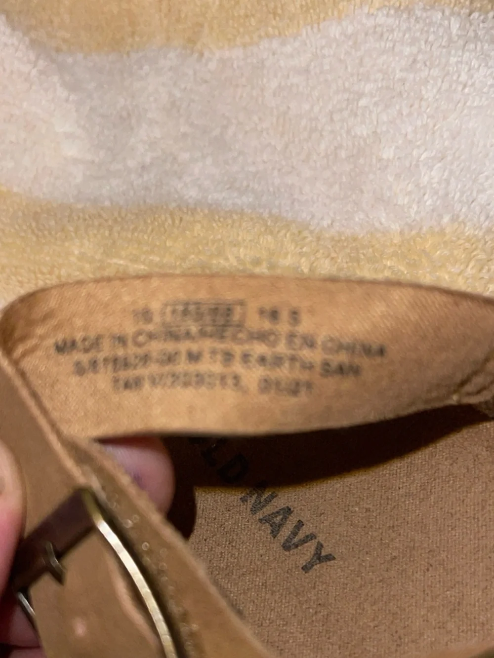 Old Navy soft tan